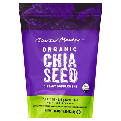 Central Market Organic Chia Seed, 16 oz