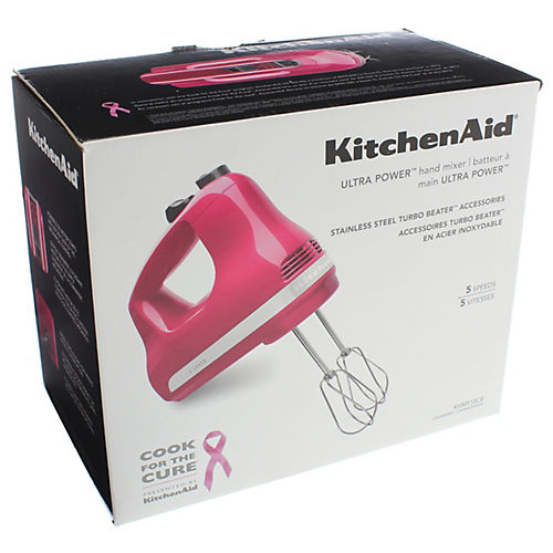 KitchenAid KHM512PK 5-Speed Ultra Power Hand Mixer, Pink - Bed Bath &  Beyond - 10631483