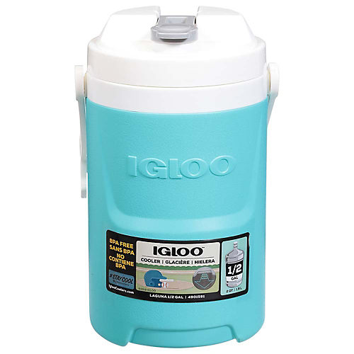 Igloo 5 Gallon Heavy-Duty Polyethylene Beverage Cooler Jug - Orange (18.9  LT capacity)