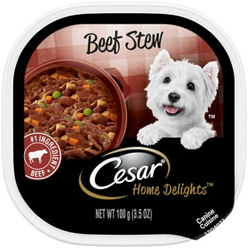 Cesar Home Delights Soft Wet Dog Food - Beef Stew
