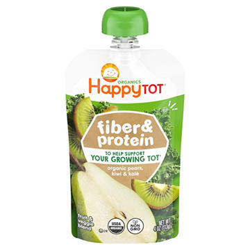 Happy Tot Stage 4 Organic Pears Kiwi & Kale Pouch