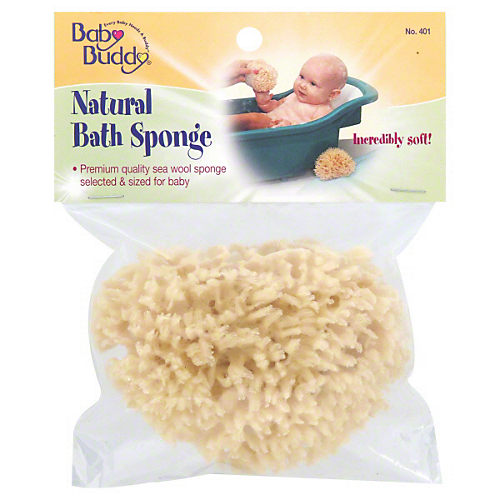 Baby Buddy Natural Yellow Sea Bath Sponge - Shop Bath Accessories