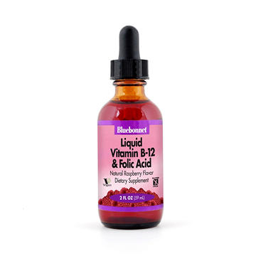 Bluebonnet Liquid Vitamin B12 & Folic Aci