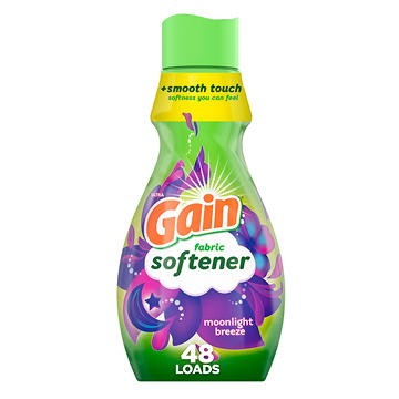 Gain Ultra Liquid Fabric Softener, 48 Loads - Moonlight Breeze