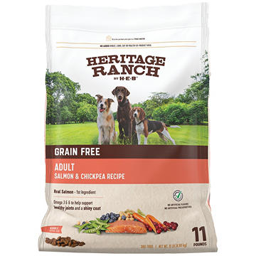 Heritage Ranch by H-E-B Adult Grain-Free Dry Dog Food - Salmon & Chickpea