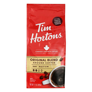 Tim Hortons Original Blend Medium Roast Ground Coffee