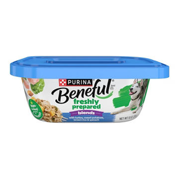 Beneful Freshly Prepared Blends Wet Dog Food With Turkey, Sweet Potatoes, Brown Rice and Spinach