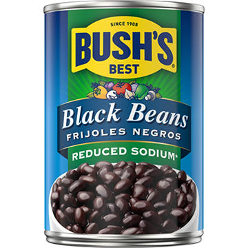 Bush's Best Reduced Sodium Black Beans