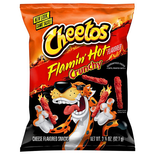 Cheetos Crunchy Flamin' Hot Limon Cheese Flavored Snacks - Shop Chips at  H-E-B