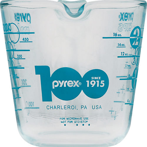 Pyrex Measuring Cup Turquoise Teal Heart i Love My Pyrex V-day Special 1 Cup  