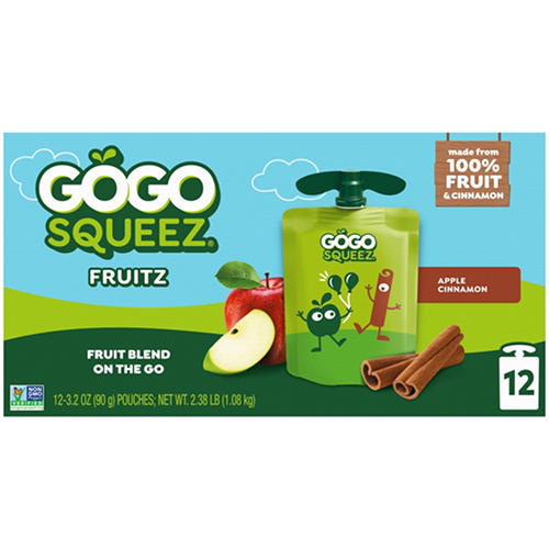 $2 off GoGo Squeez Fruitz, Fruit & Veggiez, or Yogurtz Pouches, 10