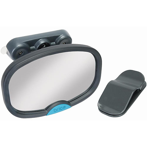 Brica Baby in Sight Soft-Touch Auto Mirror for in Car Safety, Gray