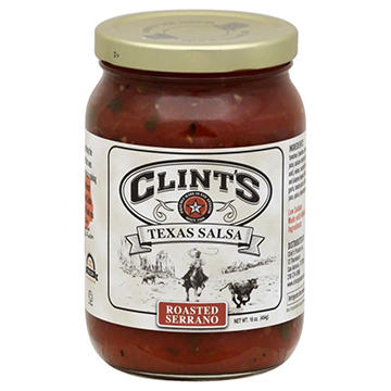 Clint's Roasted Serrano Texas Salsa