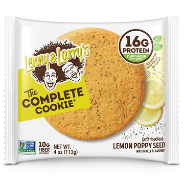 Lenny & Larry's The Complete Cookie - 16g Protein Lemon Poppy Seed