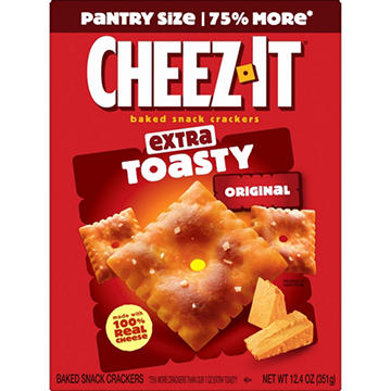Cheez-It Extra Toasty Cheese Crackers