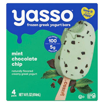 Yasso Mint Chocolate Chip Frozen Greek Yogurt Bars