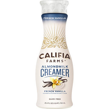 Califia Farms Dairy Free French Vanilla Almond Milk Coffee Creamer