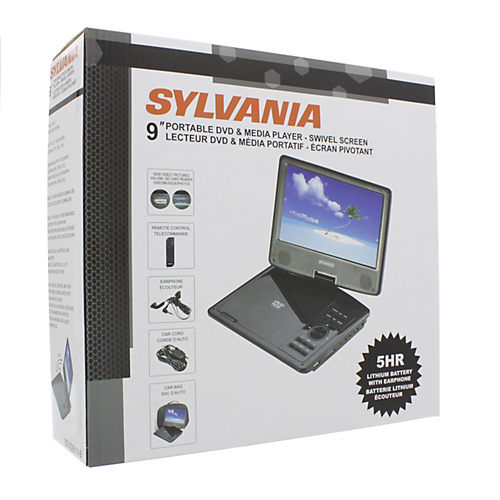 Sylvania - 9 swivel screen portable DVD player (*Refurbished