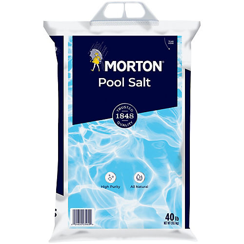 Morton Salt Rock 4 Lb Pack Of 2 W/ Custom F.O.Y Measuring Spoon and Clip