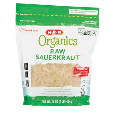 H-E-B Organics Raw Sauerkraut