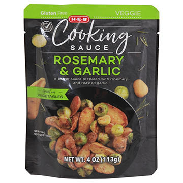 H-E-B Cooking Sauce - Rosemary & Garlic