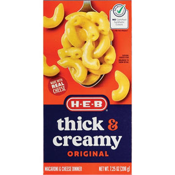 H-E-B Thick & Creamy Macaroni & Cheese