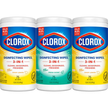 Clorox Disinfecting Wipes Value Pack - Fresh & Lemon