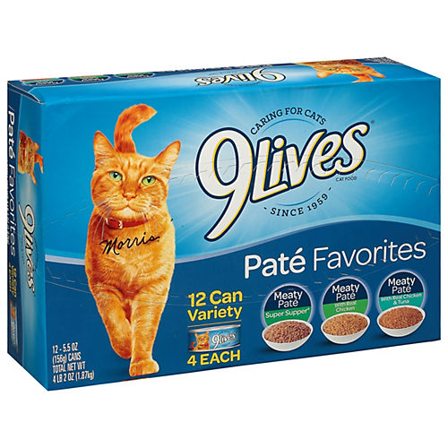 9Lives Pate Favorites Cat Food Variety Pack Shop Food at H E B