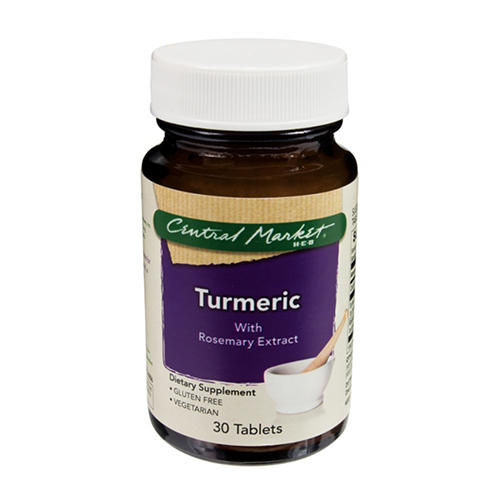 Central Market Turmeric Vegetable Capsules, 30 ct
