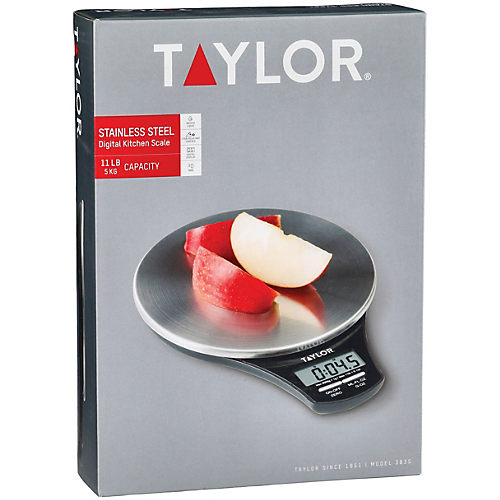 Taylor® Digital Glass Kitchen Scale - Black, 1 ct - Fred Meyer