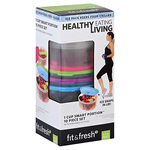 Fit & Fresh Healthy Eating Living Smart Portion 14 Piece Set