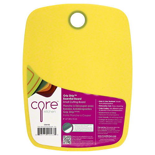 Core Kitchen - AC30606 - Grip Strip 12 in. L x 9 in. W x 0.5 in. Polypropylene Cutting Board