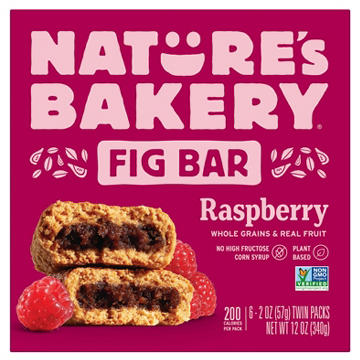 Nature's Bakery Fig Bars - Raspberry