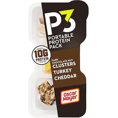 P3 Portable Protein Pack Snack Tray - Ham, Almonds & Cheddar 