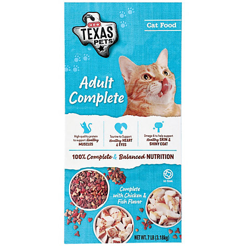 H E B Texas Pets Adult Complete Formula Dry Cat Food Shop Food