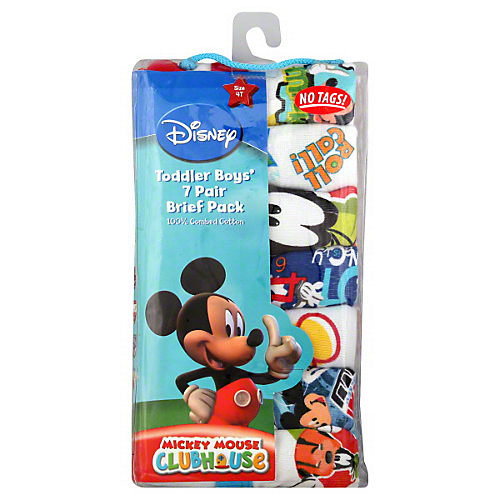 DISNEY MICKEY MOUSE CLUBHOUSE TODDLER BOYS BRIEF SIZE 4T (3 PACKS / 9  PAIRS)