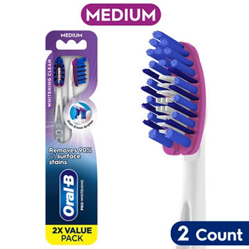 Oral-B Pro-Flex Stain Eraser Medium Toothbrushes