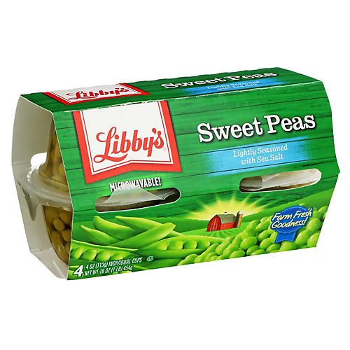 Libby's Vegetable Variety Pack 16-4oz cups-Corn, Green Bean, Peas