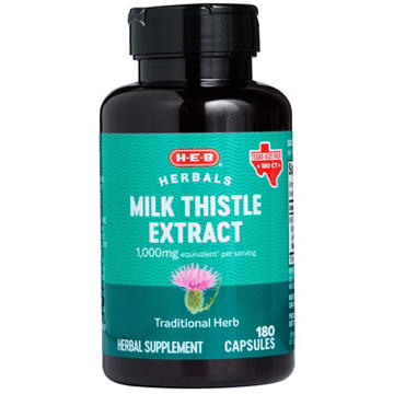 H-E-B Herbals Milk Thistle Extract 1,000 mg Softgels