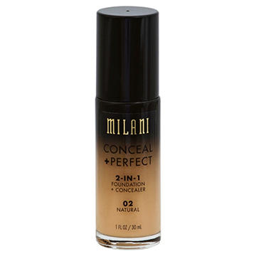 Milani Conceal + Perfect 2-in-1 Foundation + Concealer - Natural