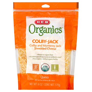 H-E-B Organics Colby Jack Shredded Cheese