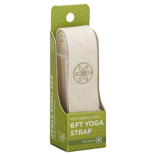 Gaiam Yoga Strap Natural 6FT