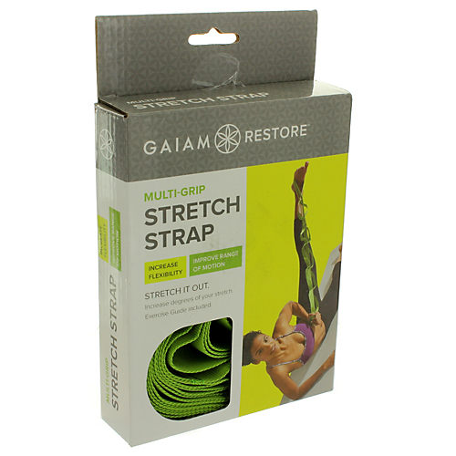 Gaiam Restore Multi-Grip Stretch Strap - Shop Fitness & Sporting
