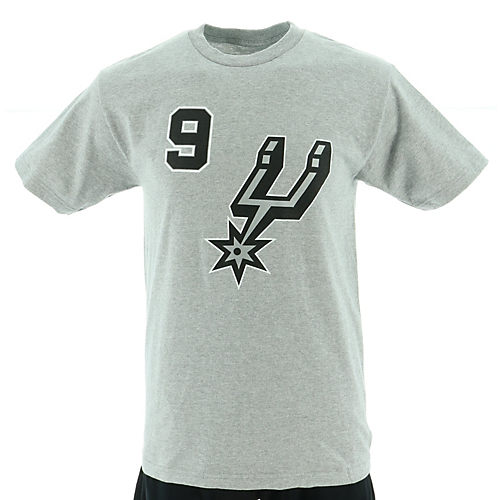 San Antonio Spurs #9 Tony Parker, Black T-Shirt - Shop Team