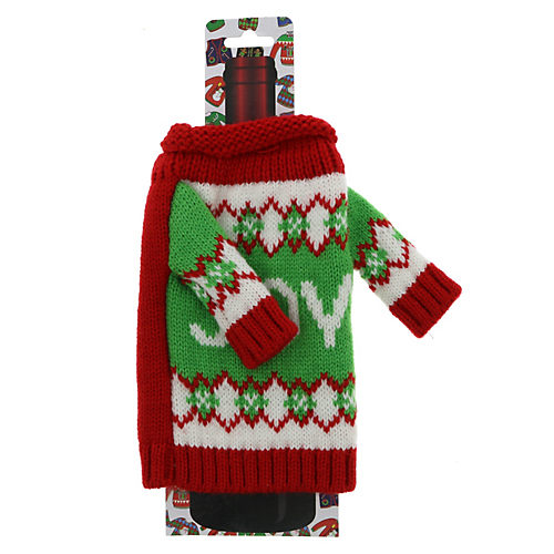 Ugly Holiday Sweater Beer Bottle Koozies (6-Pack)-OLDSKU 