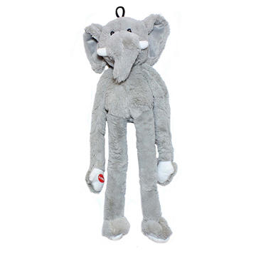 Multipet Swinging Safari Plush Dog Toy Assorted