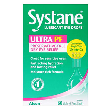 Systane Ultra PF Lubricant Eye Drop Vials