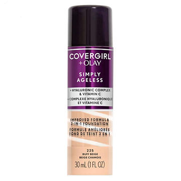 Covergirl Simply Ageless 3-in-1 Liquid Foundation 225 Buff Beige