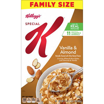 Kellogg's Special K Vanilla and Almond Cold Breakfast Cereal