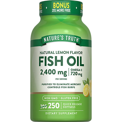 Nature Made Fish Oil 1000 mg 250 Softgels